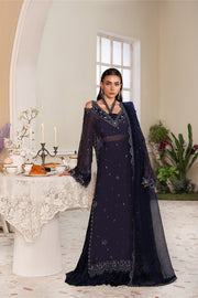 Beige Embroidered Organza Ensemble With Dupatta Pakistani Party