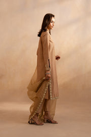 Grey Embroidered Ensemble Pakistani Designer Dress