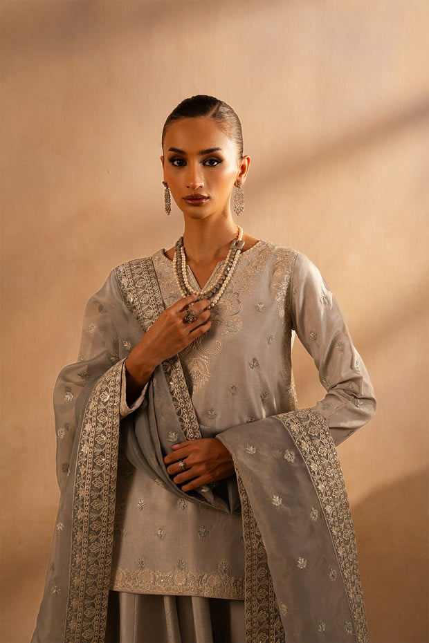 Elegant Embroidered Pakistani Dress Ensemble