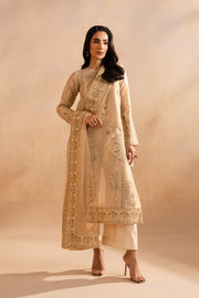 Gold Luxury Ensemble Pakistani Designer Dress