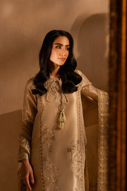 Gold Luxury Ensemble Pakistani Designer Dress