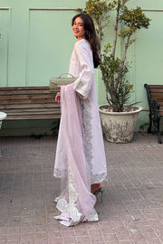 Blue Embroidered Organza Ensemble Pakistani Dress