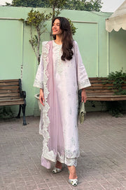 Blue Embroidered Organza Ensemble Pakistani Dress