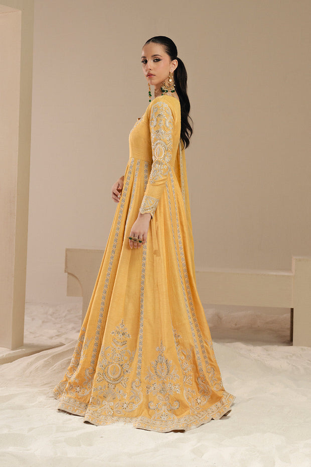 Dusty Pink Embroidered Organza Ensemble With Dupatta Pakistani