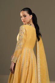 Dusty Pink Embroidered Organza Ensemble With Dupatta Pakistani