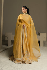 Dusty Pink Embroidered Organza Ensemble With Dupatta Pakistani