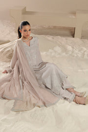 Green Embroidered Organza Ensemble With Dupatta Pakistani