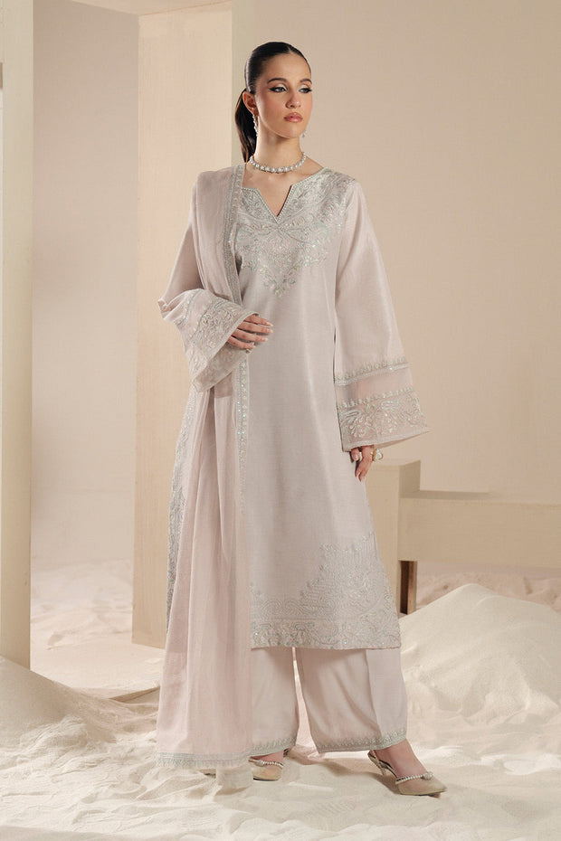 Green Embroidered Organza Ensemble With Dupatta Pakistani