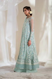 Silver Embroidered Ensemble Pakistani Dress