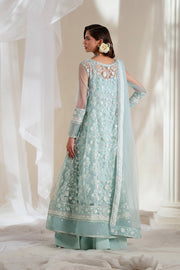 Silver Embroidered Ensemble Pakistani Dress