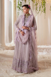 Beige Embroidered Gown Pakistani Party Dress