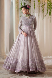 Beige Embroidered Gown Pakistani Party Dress