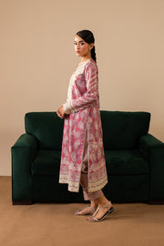Off White Embroidered Lawn Shirt And Trouser