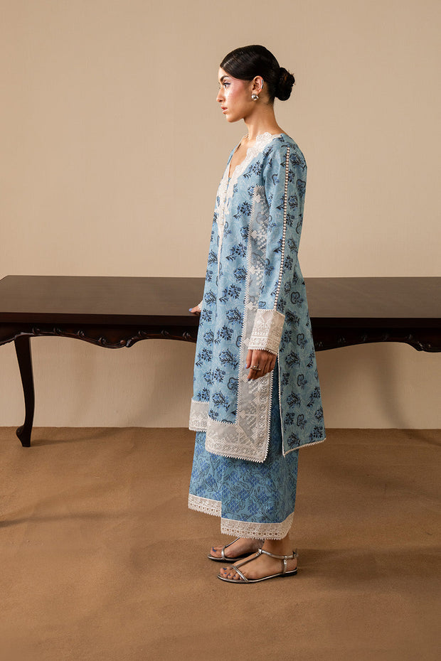 White Embroidered Lawn Pakistani Party Dress