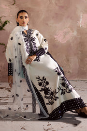 Dusty Pink Embroidered Silk Ensemble With Dupatta Pakistani Dress