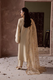 Grey Embroidered Organza Ensemble With Dupatta Pakistani