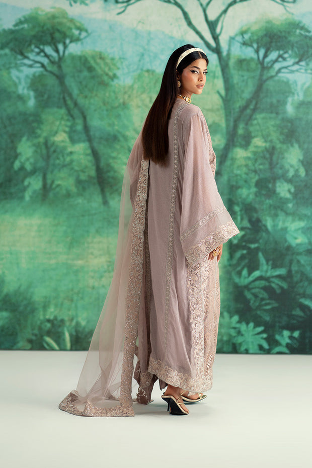Sea Green Embroidered Cotton Ensemble Pakistani Dress