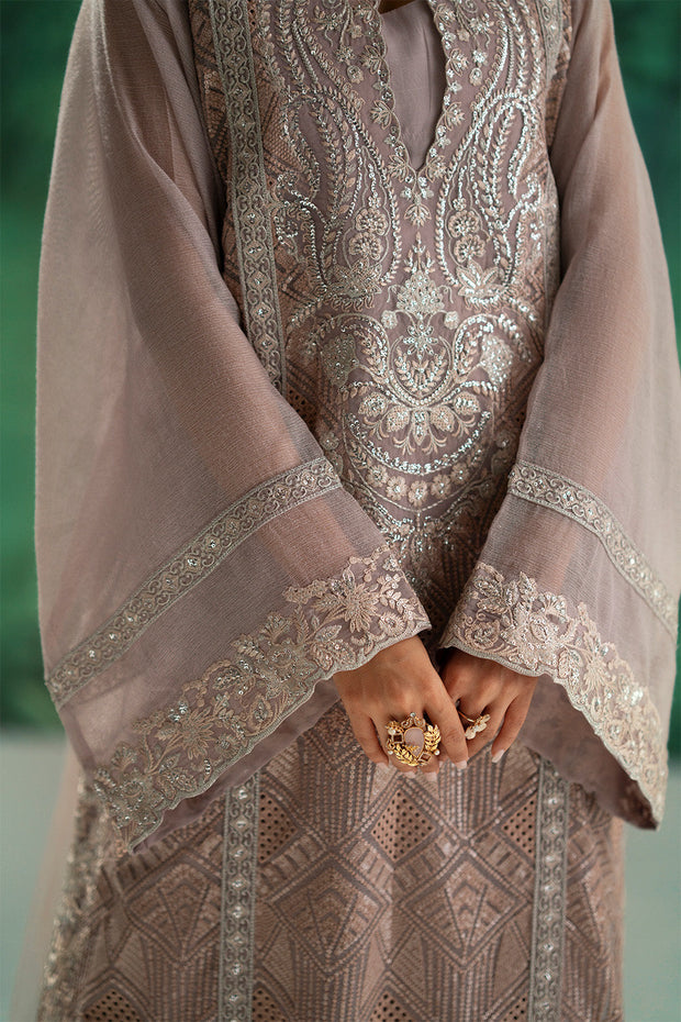 Sea Green Embroidered Cotton Ensemble Pakistani Dress