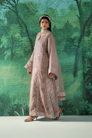 Sea Green Embroidered Cotton Ensemble Pakistani Dress