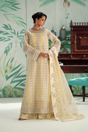 Silver Embroidered Organza Ensemble Pakistani Party Dress