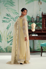 Silver Embroidered Organza Ensemble Pakistani Party Dress