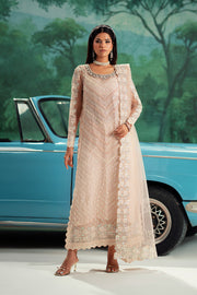 Pink Embroidered Net Ensemble Pakistani Dress