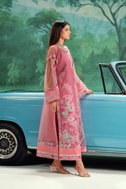 Sea Green Embroidered Net Ensemble Pakistani Dress