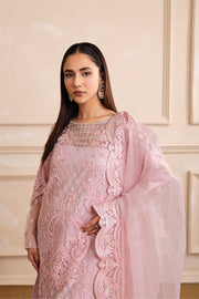 Dusty Pink Embroidered Ensemble Pakistani Dress