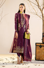 Magenta Gold Embellished Pakistani Salwar Kameez Luxury Salwar Suit