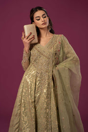 Maria B Luxury Formal Angrakha Trousers Dupatta Pakistani Party Dress