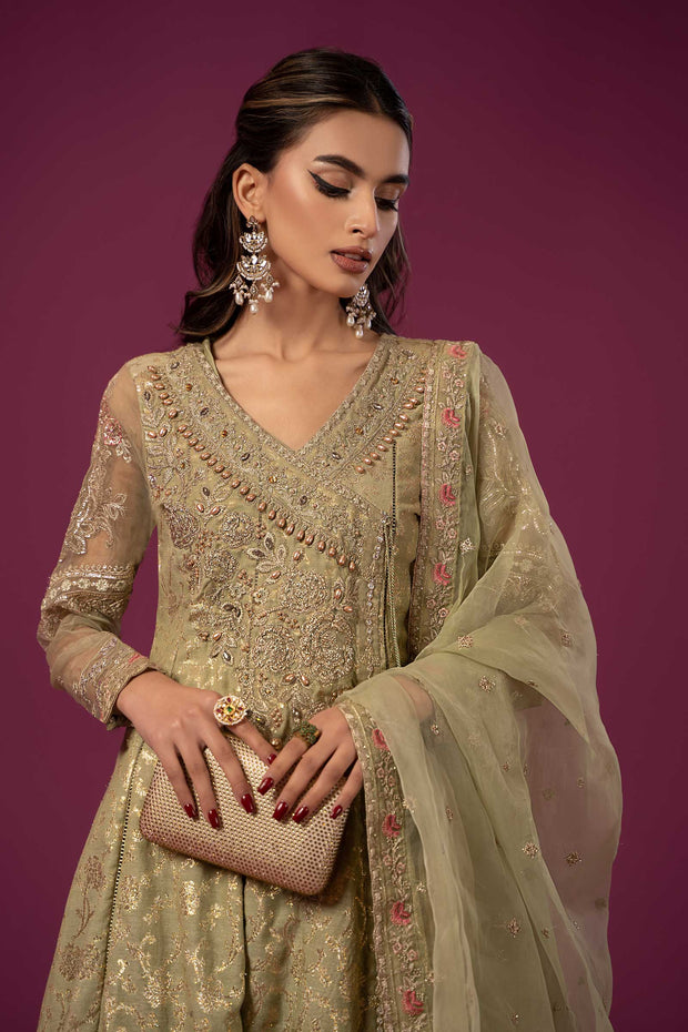 Maria B Luxury Formal Angrakha and Trousers Pakistani Party Dress