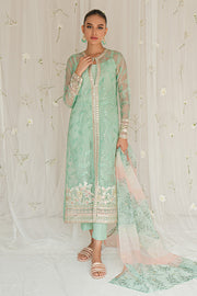 Mint Green Traditionally Embellished Pakistani Salwar Suit with Dupatta