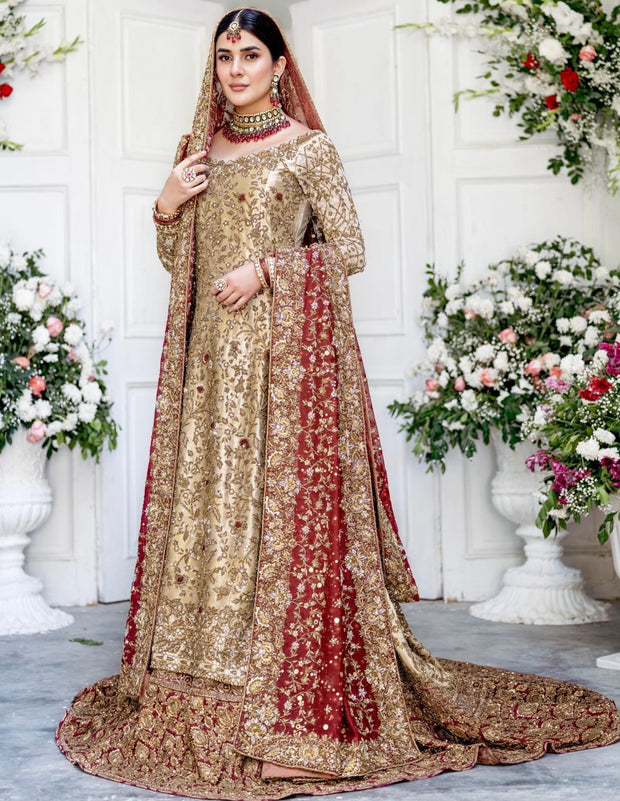 Maroon Red Kameez Lehenga for Pakistani Bridal Dresses SMALL Maroon Red Kameez Lehenga for Pakistani Bridal Dresses SMALL