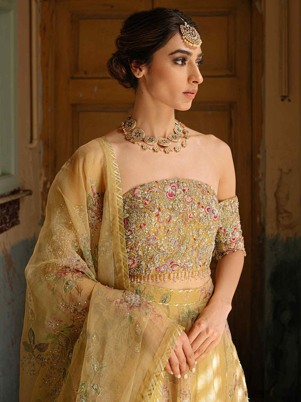 Stunning Pakistani Bridal Dress with Zardozi Embroidery