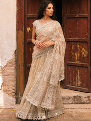 Pakistani Bridal Dress with Mughal-Inspired Embroidery