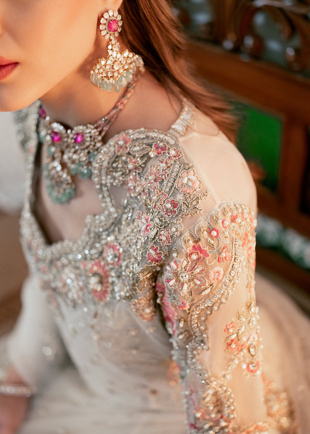 Net Kameez and Bridal Lehenga with Matching Accessories Online