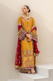 New Candi Yellow Heavily Embellished Pakistani Kameez Wedding Dress 2023