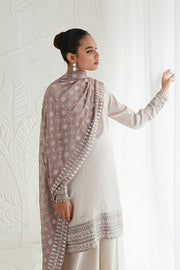 New Classic Heavily Embellished Grey Pakistani Salwar kameez Dupatta 2023
