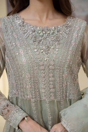 New Classic Light Sea Green Maria B Luxury Formal Pakistani Party Dress