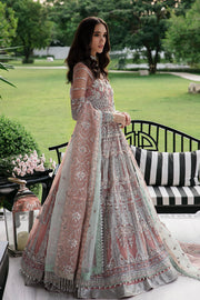 New Classic Pink Embroidered Pakistani Wedding Dress Pishwas Frock 2023