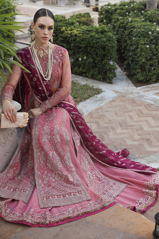 Classic Rose Pink Kameez Sharara Pakistani Wedding Dress – Nameera by ...