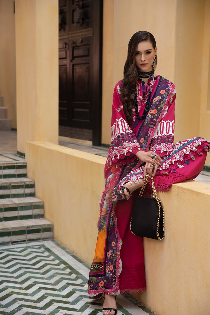 New Classic Shocking Pink Heavily Embroidered Pakistani Salwar Kameez 2023