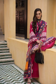 New Classic Shocking Pink Heavily Embroidered Pakistani Salwar Kameez 2023