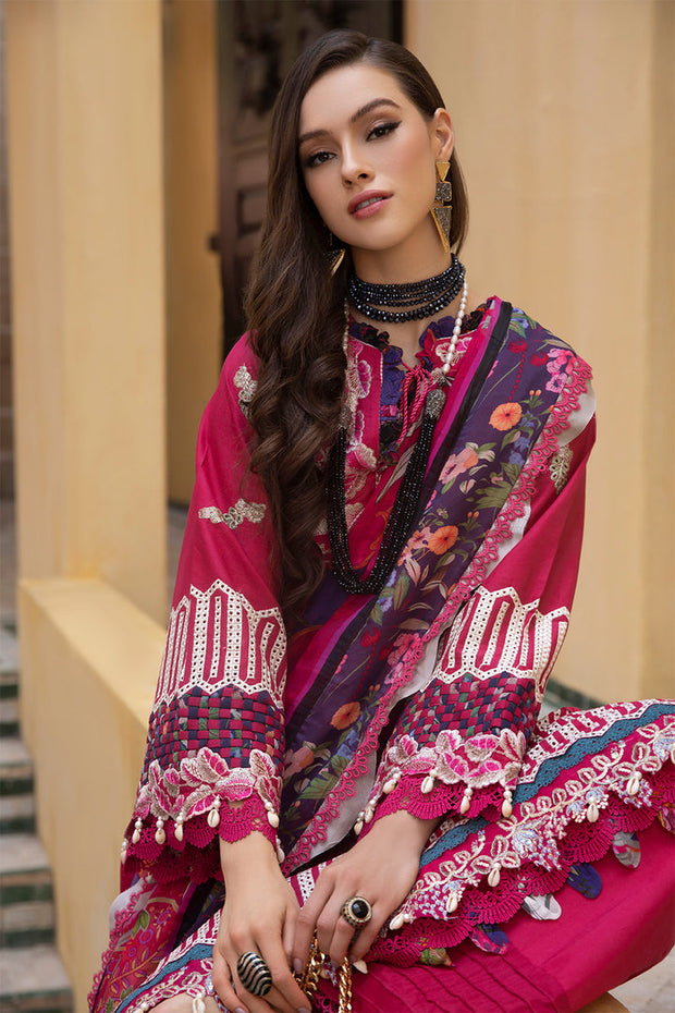 New Classic Shocking Pink Heavily Embroidered Pakistani Salwar Kameez
