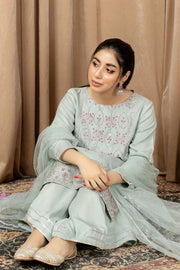 New Classic Sky Blue Pakistani Salwar Kameez with Dupatta Salwar Suit
