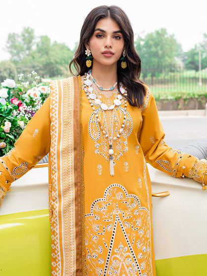 New Classic Yellow Pakistani Salwar Kameez Heavily Embroidered Salwar Suit 2023