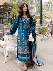 New Elegant Berry Blue Embellished Pakistani Salwar Kameez Dupatta Salwar Suit 2023