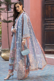 New Elegant Ice Blue Heavily Embroidered Pakistani Salwar Kameez Dupatta Suit