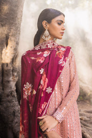 New Embroidered Pakistani Salwar Kameez Dupatta Burnt Blush Salwar Suit 2023