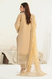 New Embroidered Pakistani Salwar Kameez Dupatta Golden Salwar Suit 2023